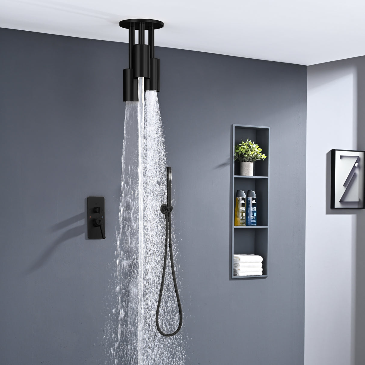 ATHENA|COMPLETE RAINFALL WATERFALL SHOWER SYSTEM