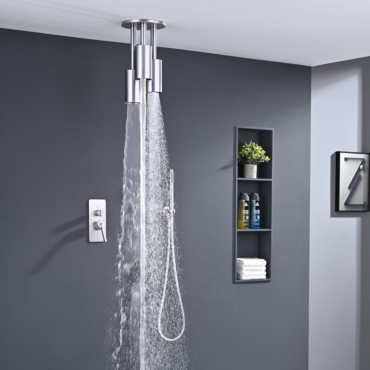 ATHENA|COMPLETE RAINFALL WATERFALL SHOWER SYSTEM
