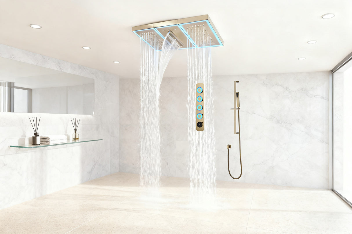 AURA| 47" COMPLETE LUXURY SHOWER SYSTM