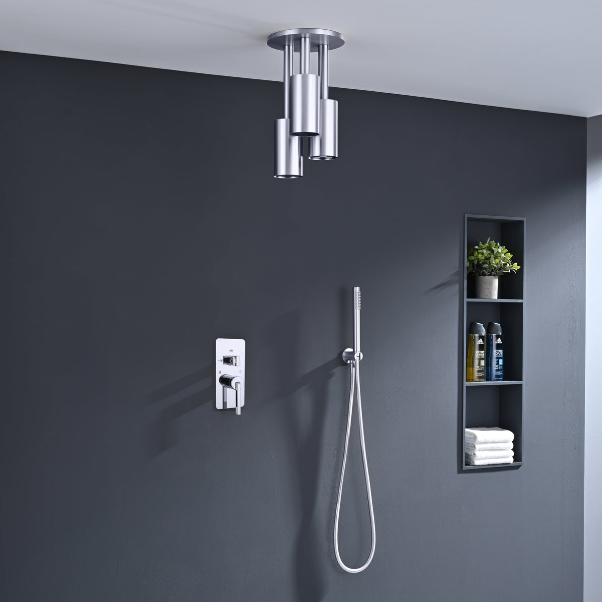 ATHENA|COMPLETE RAINFALL WATERFALL SHOWER SYSTEM