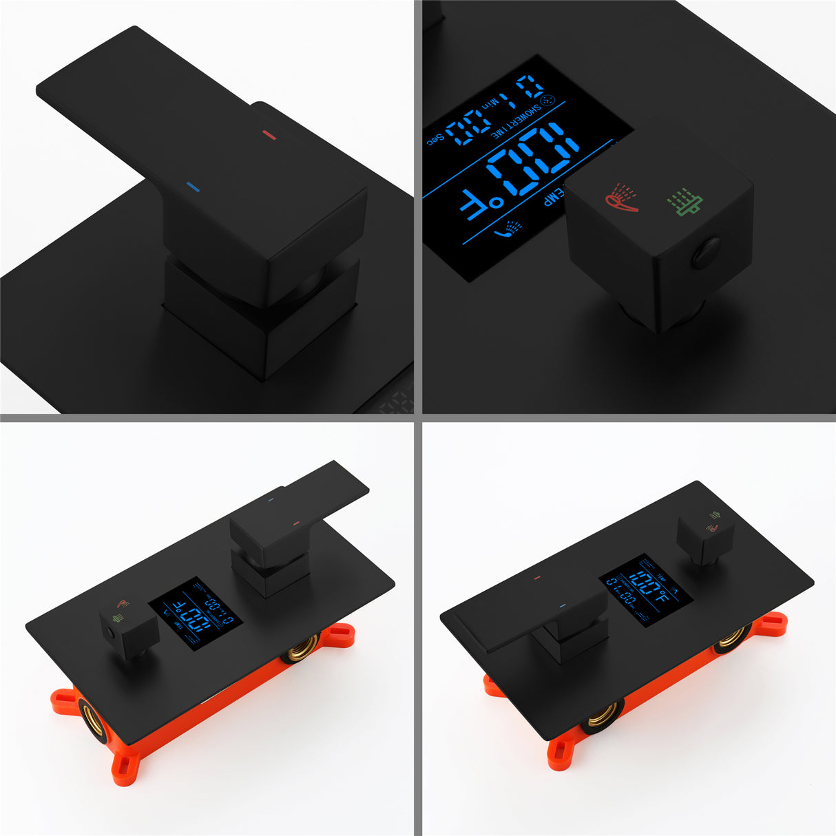 VENTURA|16" COMPLETE WATERFALL SHOWER SYSTEM