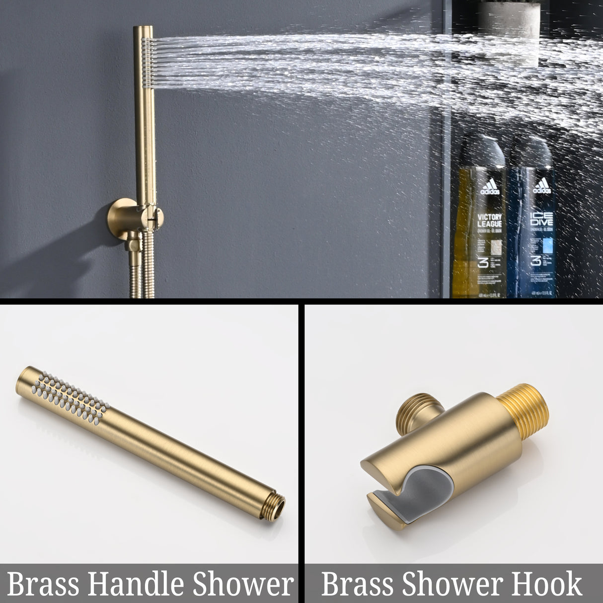 ATHENA|COMPLETE RAINFALL WATERFALL SHOWER SYSTEM