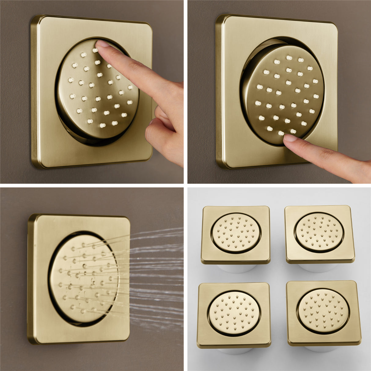 CANARY|22"COMPLETE SHOWER SYSTEM LED MUSIC SHOWER SYSTEM WITH BODY JETS