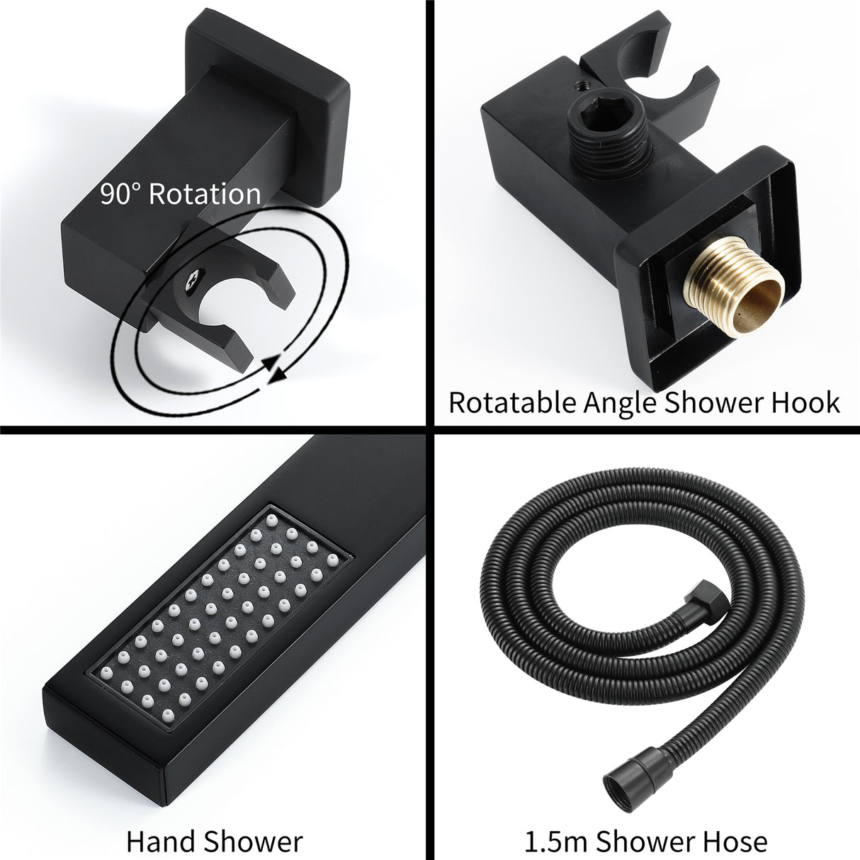 VENTURA|16" COMPLETE WATERFALL SHOWER SYSTEM