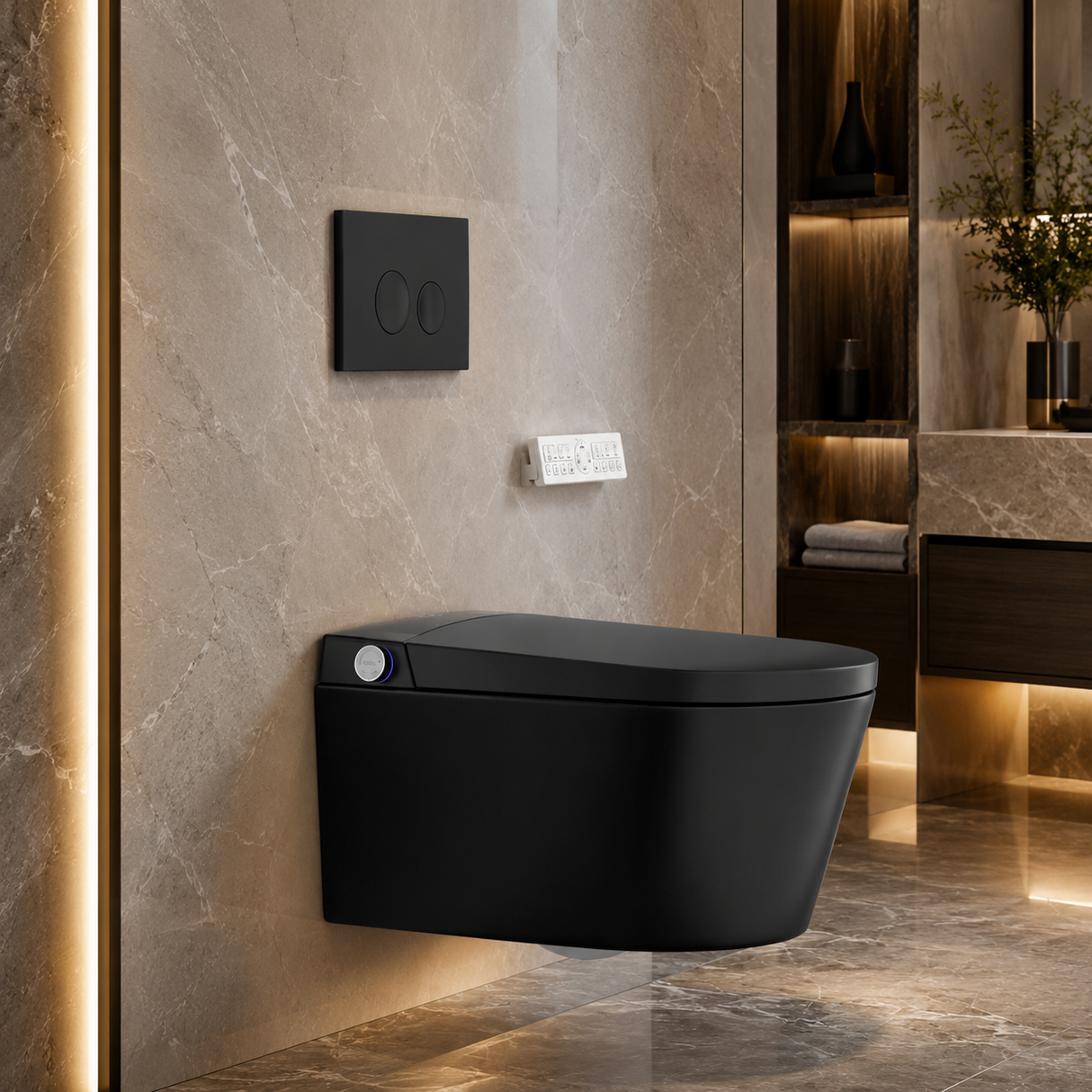 Aveeda| Elongated Wall Mounted Luxury Smart Toilet