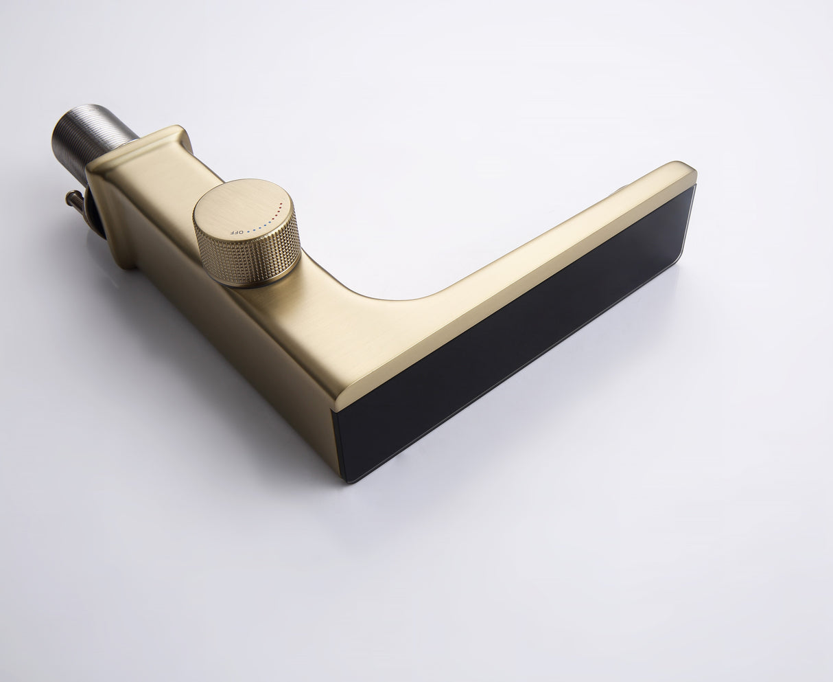 LARA| SINGLE HOLE BATHROOM FAUCET WITH DIGITAL DISPLAY