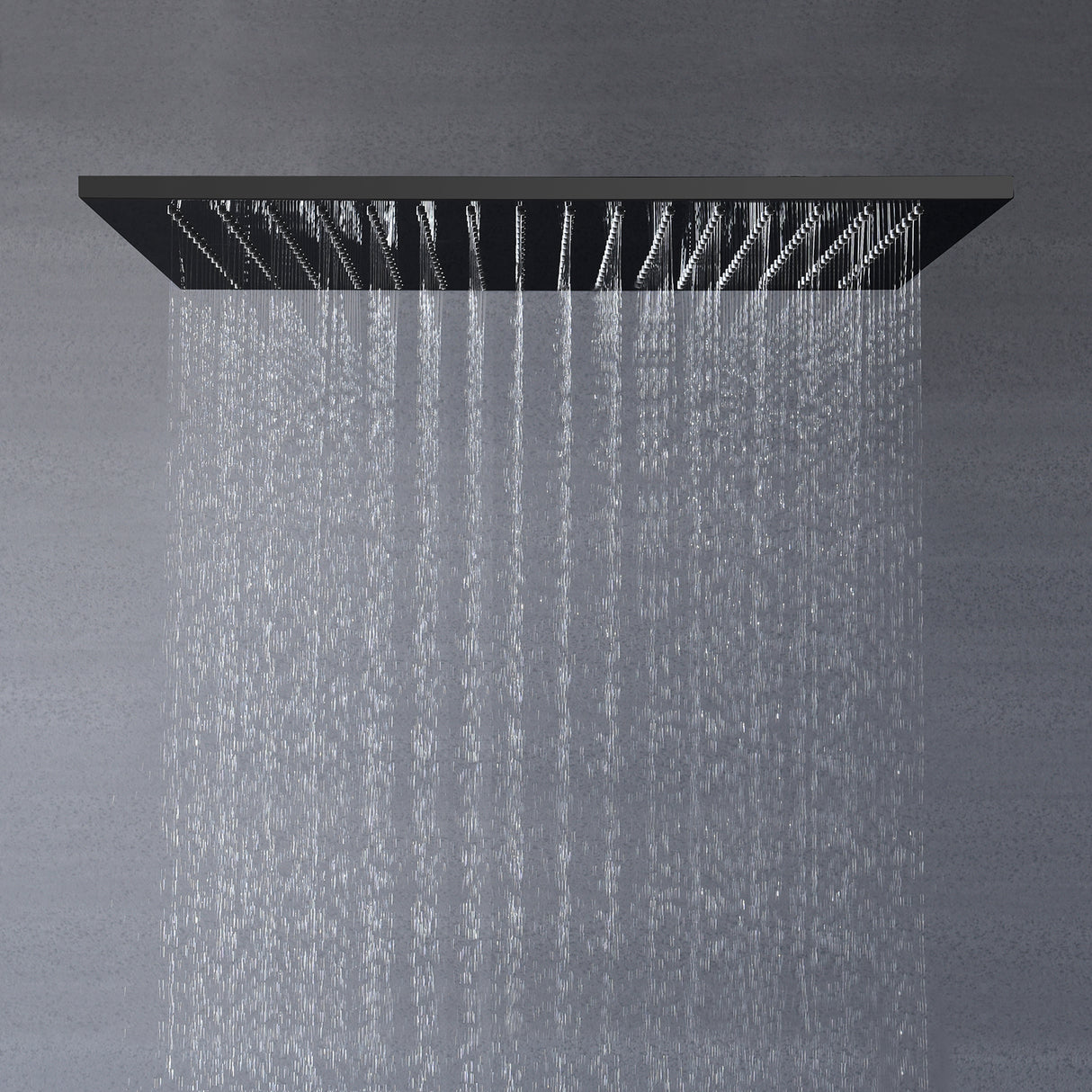 AURORA|20" CEILING MOUNT COMPLETE SHOWER SYSTEM DIGITAL DISPLAY VALVE
