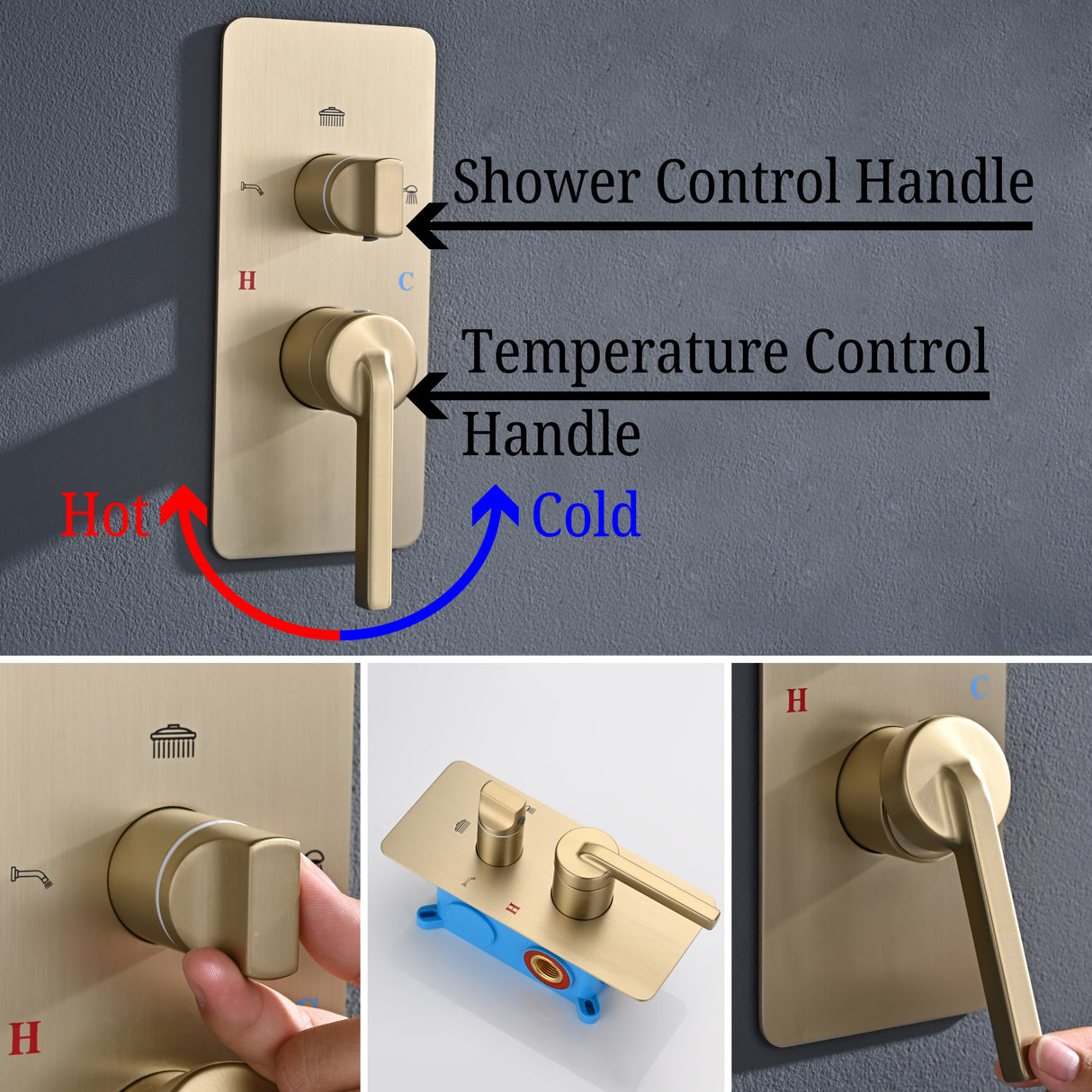 ATHENA|COMPLETE RAINFALL WATERFALL SHOWER SYSTEM