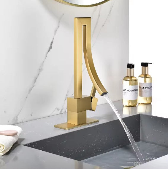 NERMEEN|SILNGLE LEVER LUXURY BATHROOM BASIN FUACET