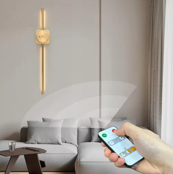 OXI|24"IN MODERN LED WALL SCONCE LIGHT RECHARGEABLE ROTATABLE WALL MOUNTED LIGHT