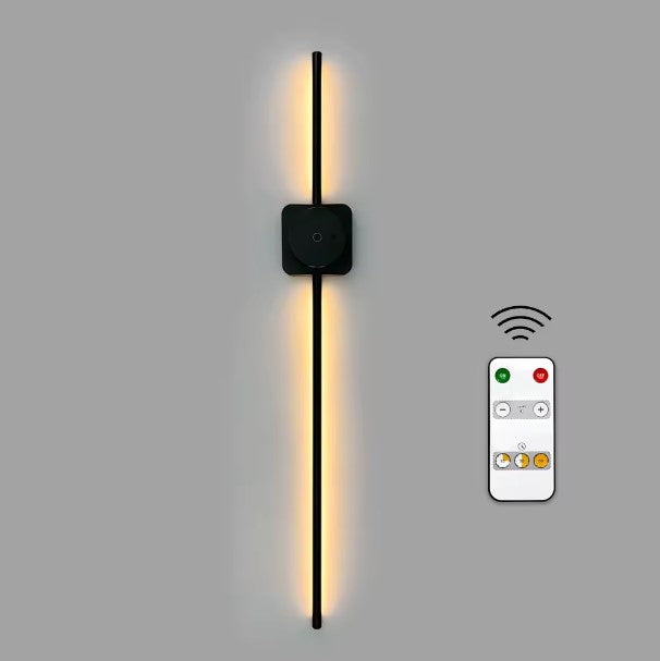OXI|24"IN MODERN LED WALL SCONCE LIGHT RECHARGEABLE ROTATABLE WALL MOUNTED LIGHT