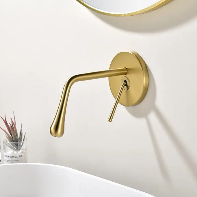 PATRA| Modern Single Lever Bathroom Faucet Wall Mounted Bathroom Faucet