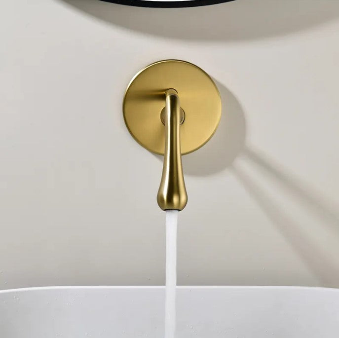 PATRA| Modern Single Lever Bathroom Faucet Wall Mounted Bathroom Faucet