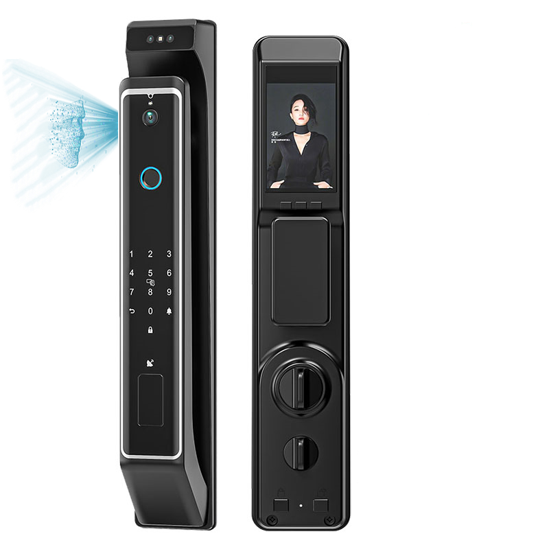 SLEEV| Smart Door Lock 3D Face Recognition -Fingerprint Keyless Entry Wi-Fi Smart Door Lock