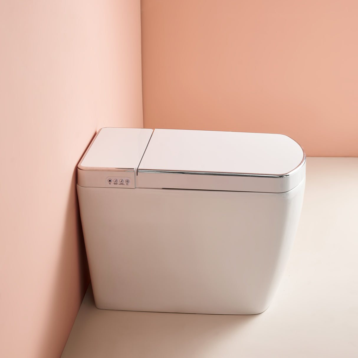 AVORA| Modern Square One-piece Toilet Luxury Floor Mount Smart Toilet