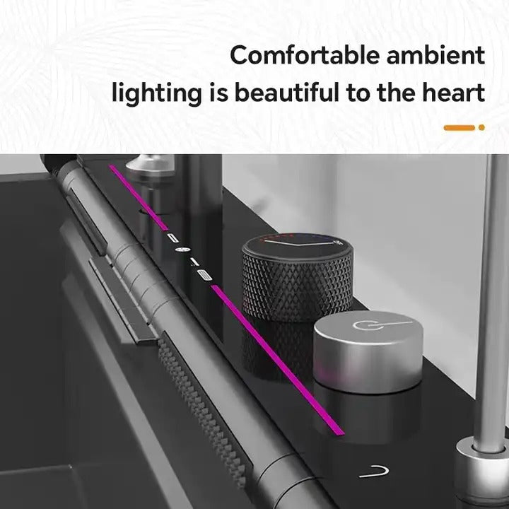SURFACE|29.5" COMPLETE WORKSTATION KITCHEN SINK CUP RINSER KITCHEN SINK
