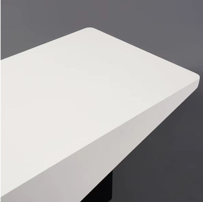 RAPHINA| Stylish Design Coffee Table 47" Black and White Coffee Table with Storage Coffee Table