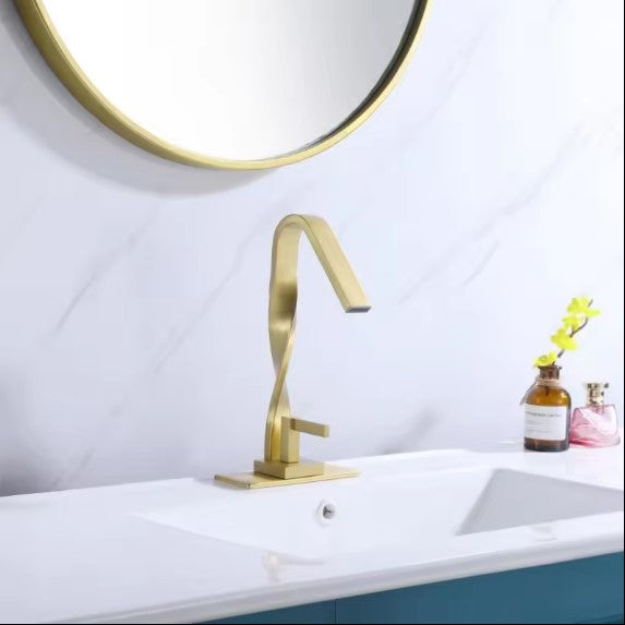 TILT|MODERN DESIGN LUXURY SINGLE HOLE BATHROOM FAUCET