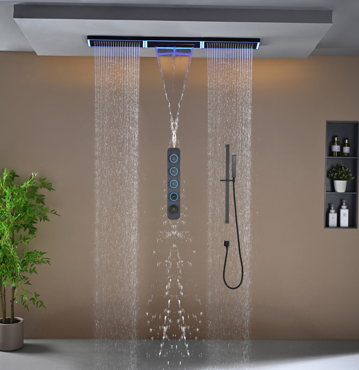 AURA| 47" COMPLETE LUXURY SHOWER SYSTM