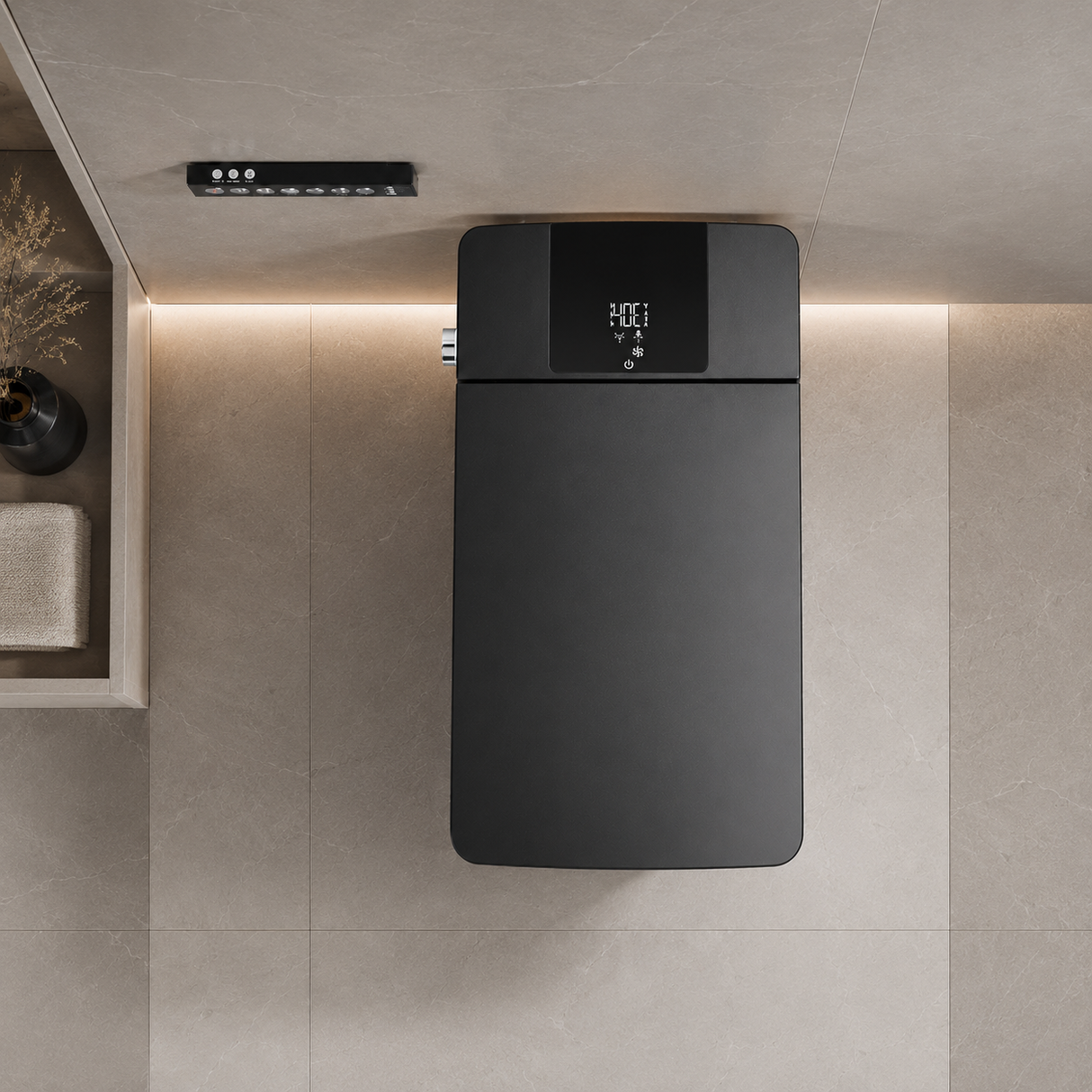 AVINDI| Smart One-Piece Toilet Square Shape Luxury Resort Style Floor Mounted Remote Control Smart Toilet