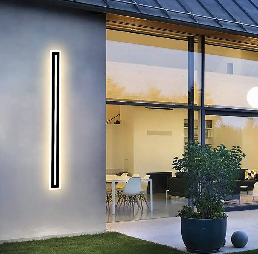 BLACK WATER| Modern LED Wall Light  78" Inches Long LED Light Outdoor/Indoor Wall Lights