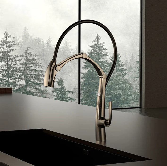 COBRA| PULL DOWN KITCHEN FAUCET WITH LED DISPLAY AND SENSOR