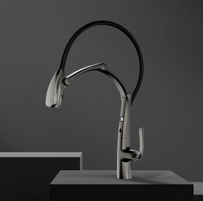 COBRA| PULL DOWN KITCHEN FAUCET WITH LED DISPLAY AND SENSOR