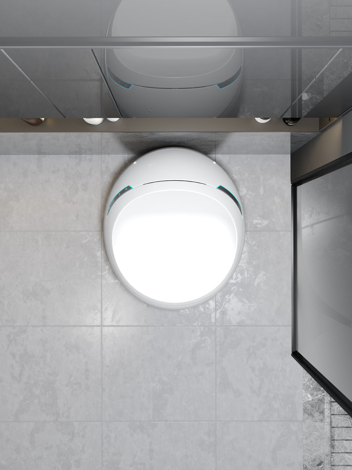 SLT9| One-piece Smart Toilet Round shaped fully automatics  luxury smart toilet