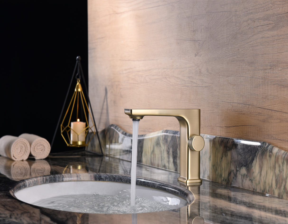 LARA| SINGLE HOLE BATHROOM FAUCET WITH DIGITAL DISPLAY