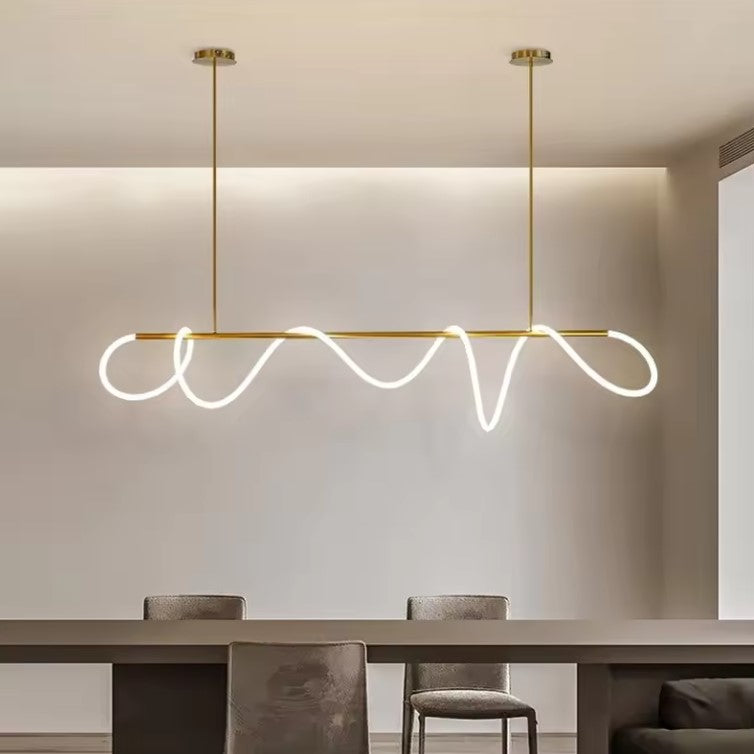 LENI|MODERN CHANDELIER HOSE CEILING MOUNTED LED LIGHT CEILING CHANDELIER