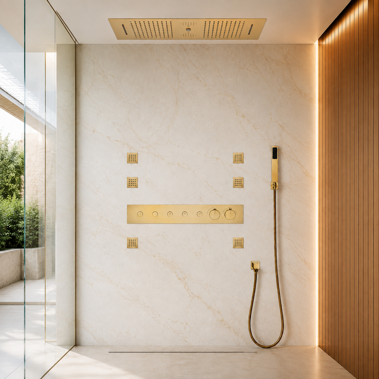 NASHVILE| 36" LUXURY COMPLETE SHOWER SYSTEM