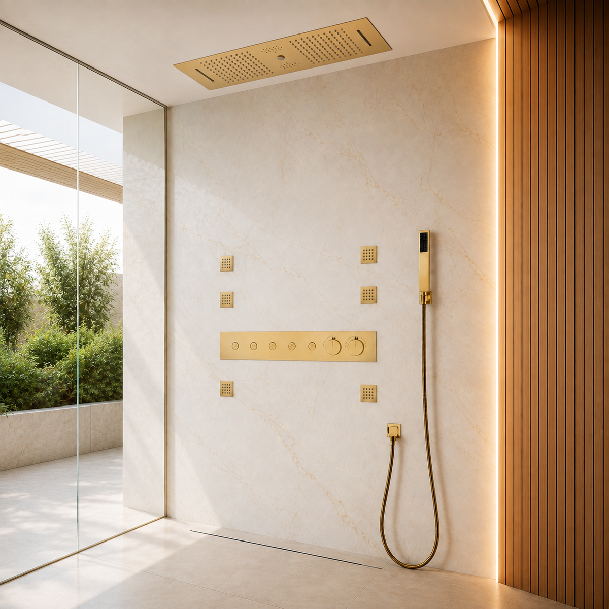 NASHVILE| 36" LUXURY COMPLETE SHOWER SYSTEM