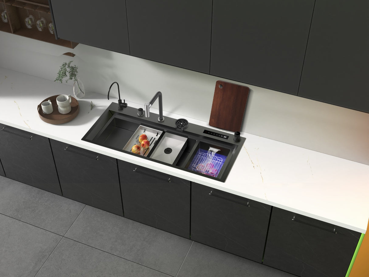 NIX|45"in Complete Kitchen Sink with Hydro Purification Digital Display Kitchen Sink