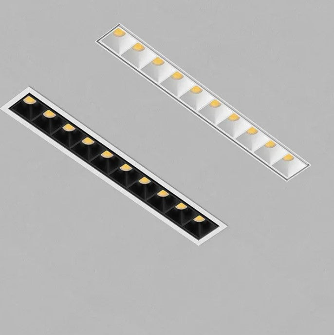 LIMA|Linear Recessed Spotlight LED Downlight Ceiling LED Light Long 10 Cells Microspot Ceiling Light