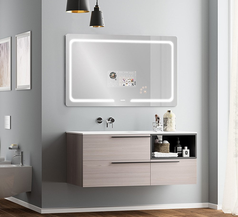 REEF Smart LED Bathroom Mirror Built-in TV screen Android Wi-Fi Bluetooth Intelligent bathroom mirror