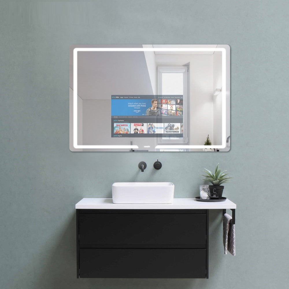 REEF Smart LED Bathroom Mirror Built-in TV screen Android Wi-Fi Bluetooth Intelligent bathroom mirror