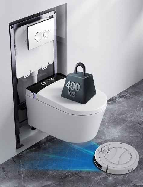 AVEEDA| One-piece Elongated Wall Mounted Luxury Smart Toilet Smart Living and Technology