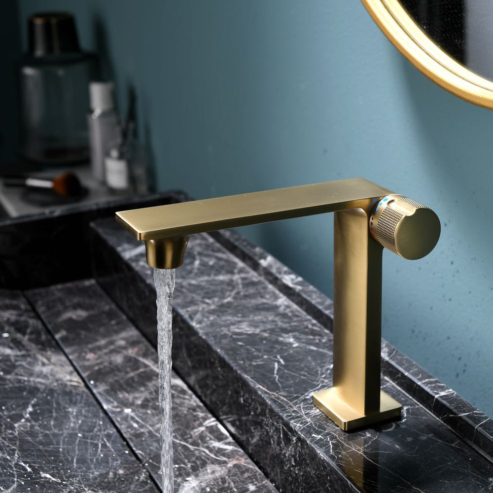 Avery| Single hole knob handle bathroom sink faucet Smart Living and Technology