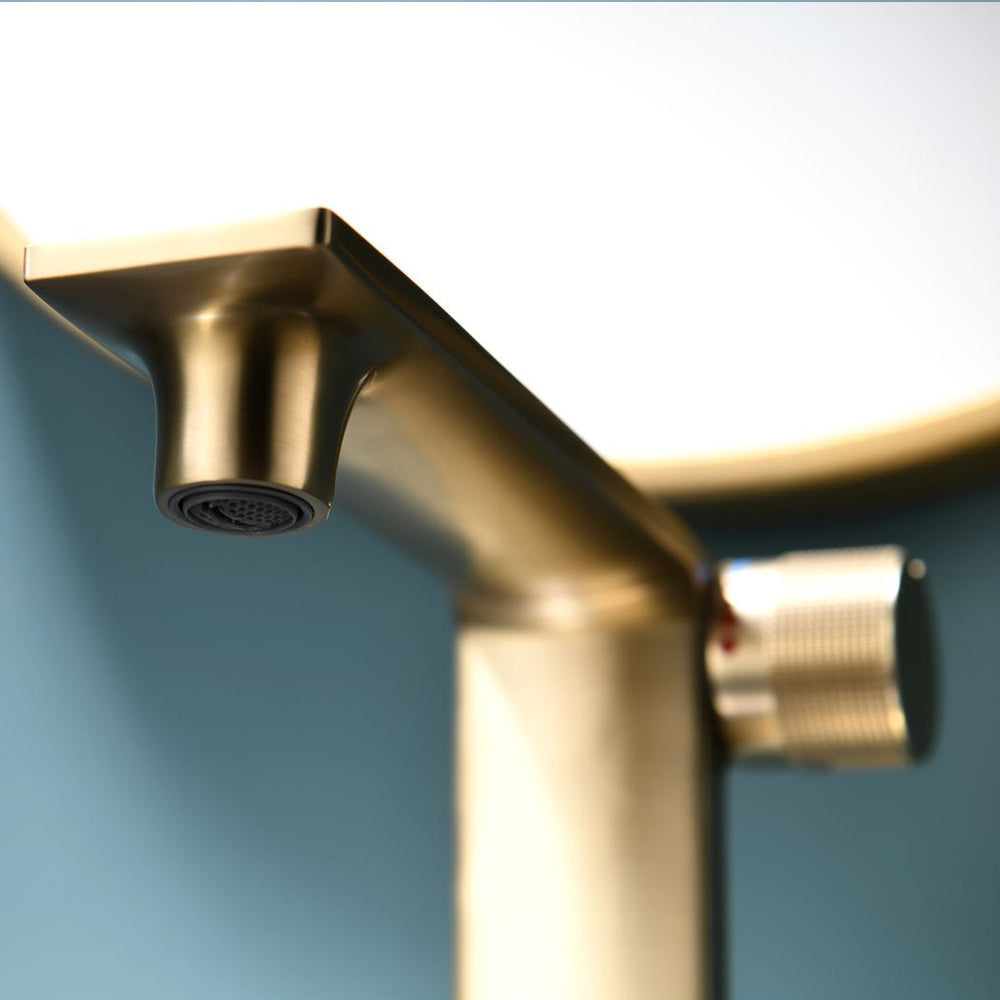 Avery| Single hole knob handle bathroom sink faucet Smart Living and Technology