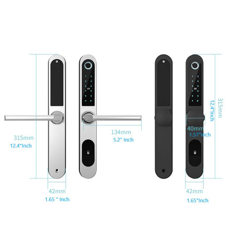 D17-Keyless Entry Biometric Fingerprint Passcode IC Card  Digital Lock For Aluminum Door Smart Living and Technology