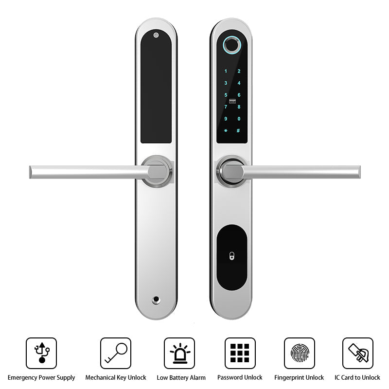 D17-Keyless Entry Biometric Fingerprint Passcode IC Card  Digital Lock For Aluminum Door Smart Living and Technology