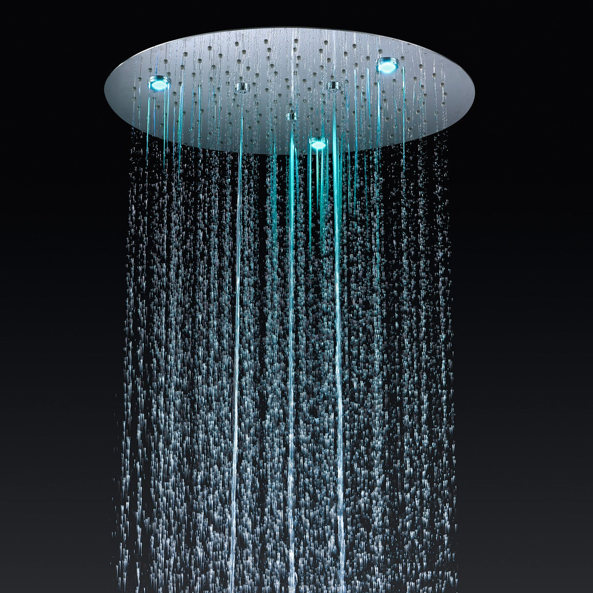 DREAM | 20" ROUNDED THERMOSTASTIC  LED SHOWER SET  304 STAINLESS STEEL SHOWER HEAD Smart Living and Technology