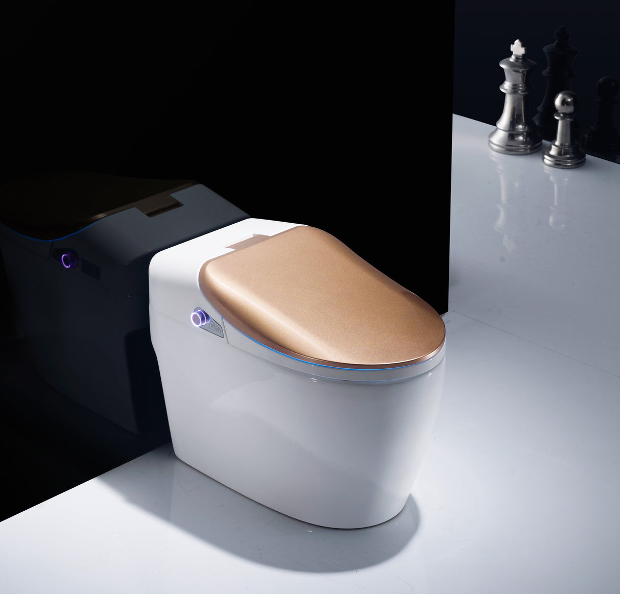 VOLCANO| Stylish Design Smart Luxury Toilet Automatic Self Cleaning Heated Seat - Available in  Different Colors Smart Living and Technology