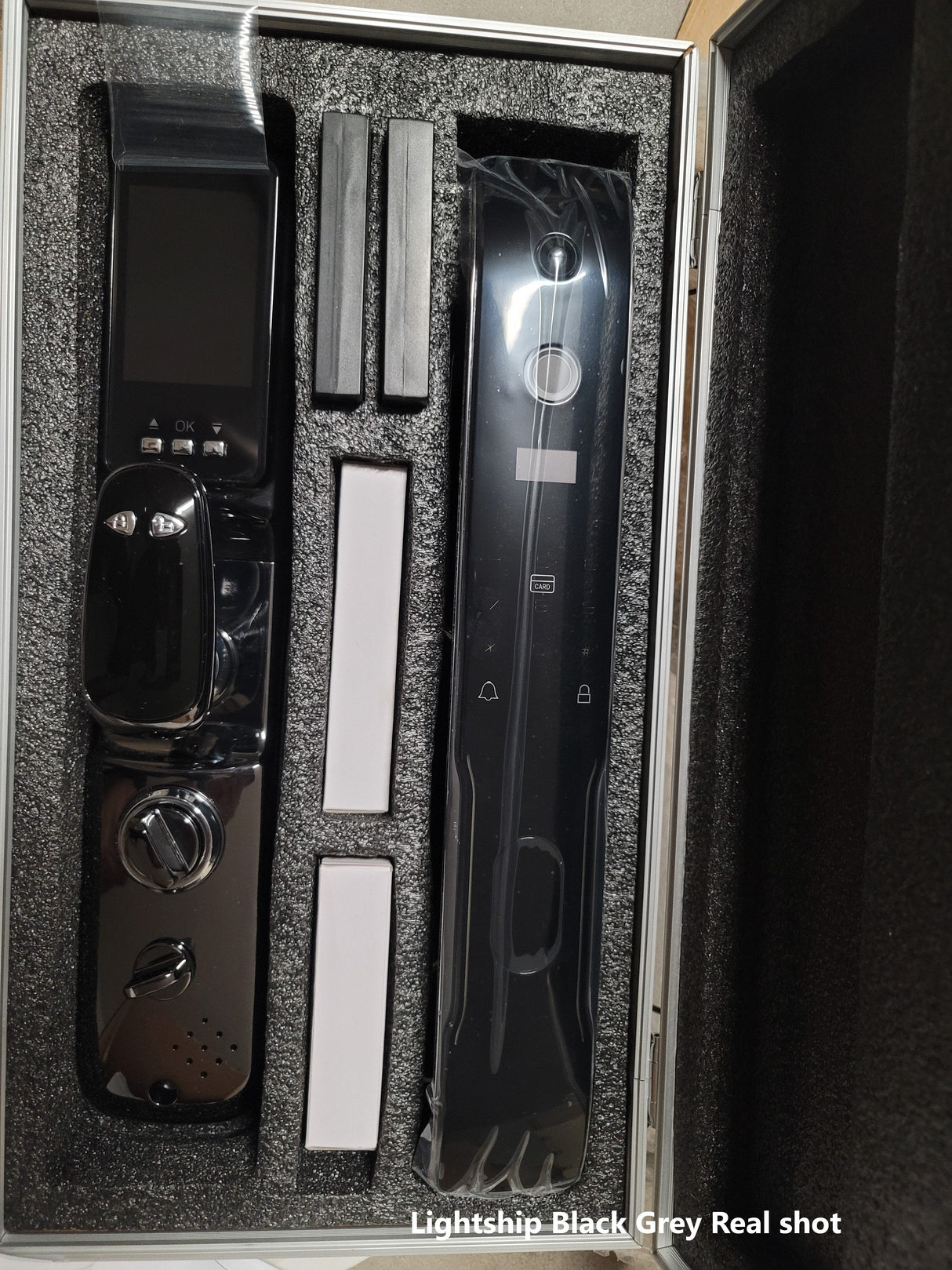 Lightship Black | Smart Biometric Fingerprint Door Lock Smart Living and Technology