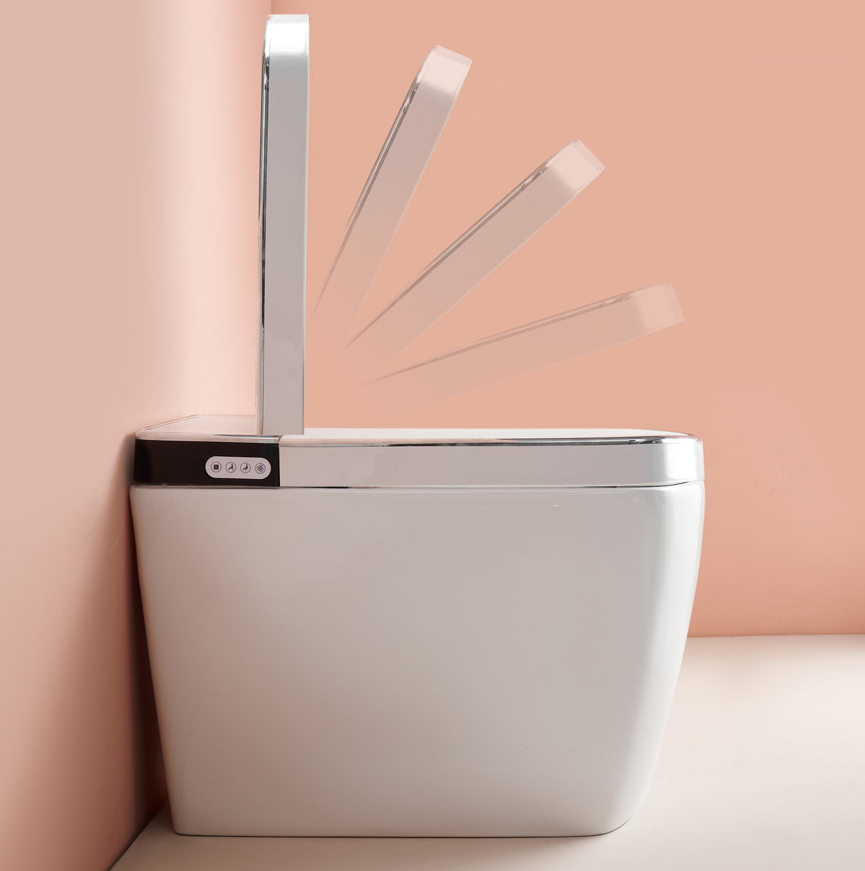 Luxury Intelligent One-piece Smart Toilet Remote Control & Mobile App Control Smart Living and Technology