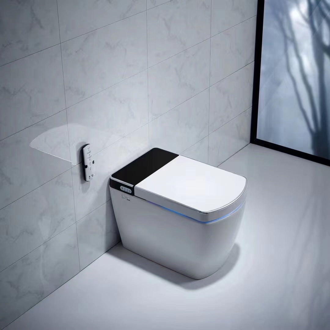 Luxury Intelligent One-piece Smart Toilet Remote Control & Mobile App Control Smart Living and Technology