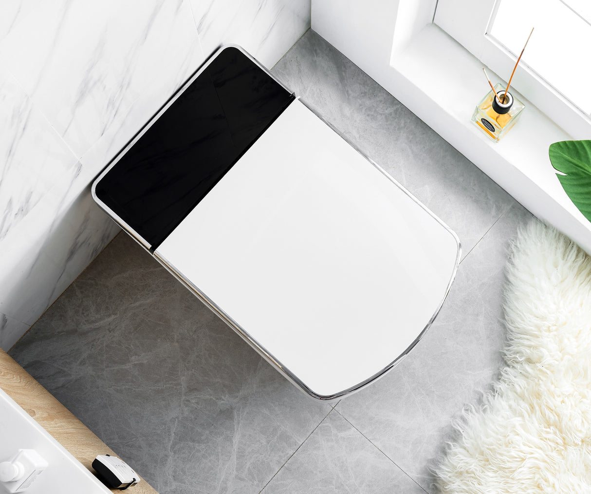 Luxury Intelligent One-piece Smart Toilet Remote Control & Mobile App Control Smart Living and Technology