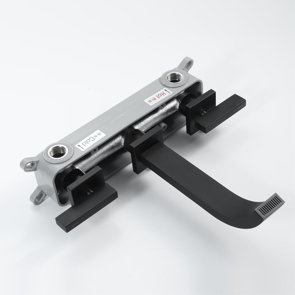 MARO| Wall Mounted Dual Handles Bathroom Sink Faucet Smart Living and Technology