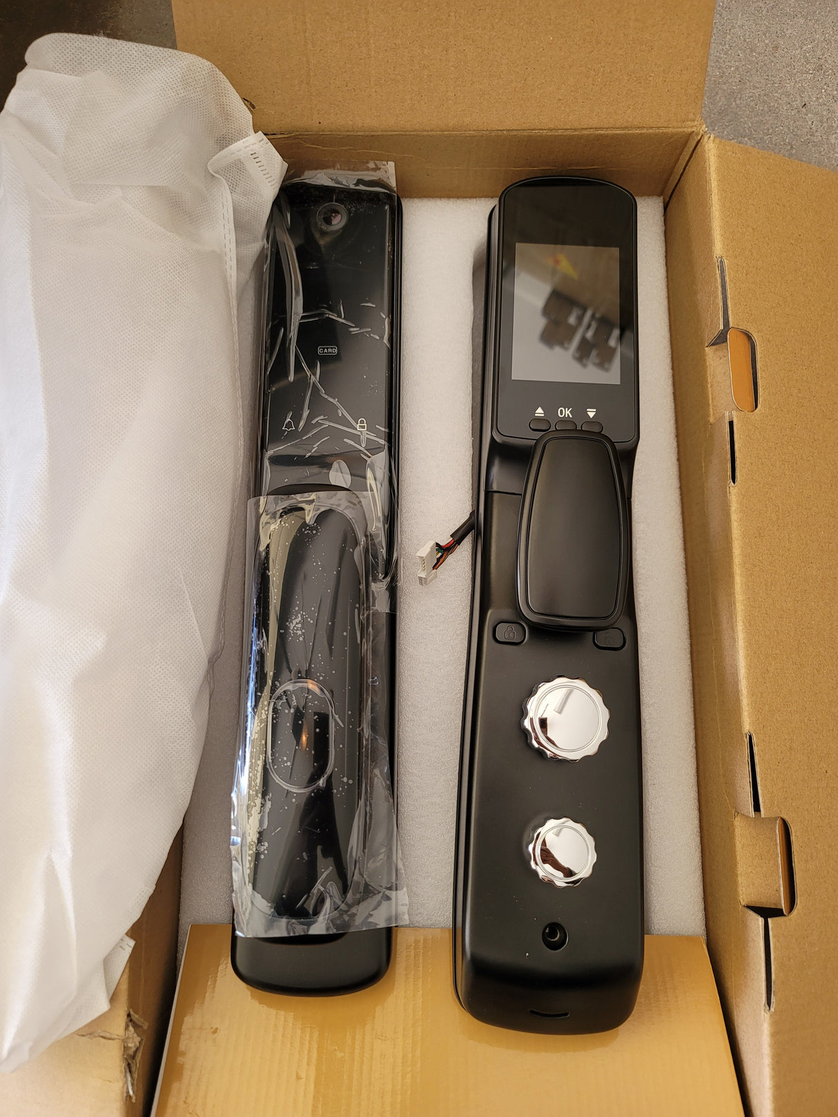 MIDNIGHT Black- Smart Keyless Entry Door Lock With Camera Smart Living and Technology