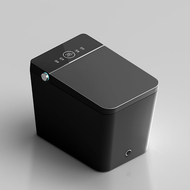 NAVAYOGA| LUXURY ONE-PIECE SQUARE SMART TOILET AUTOMATIC COVER INTELLIGENT TOILET Smart Living and Technology